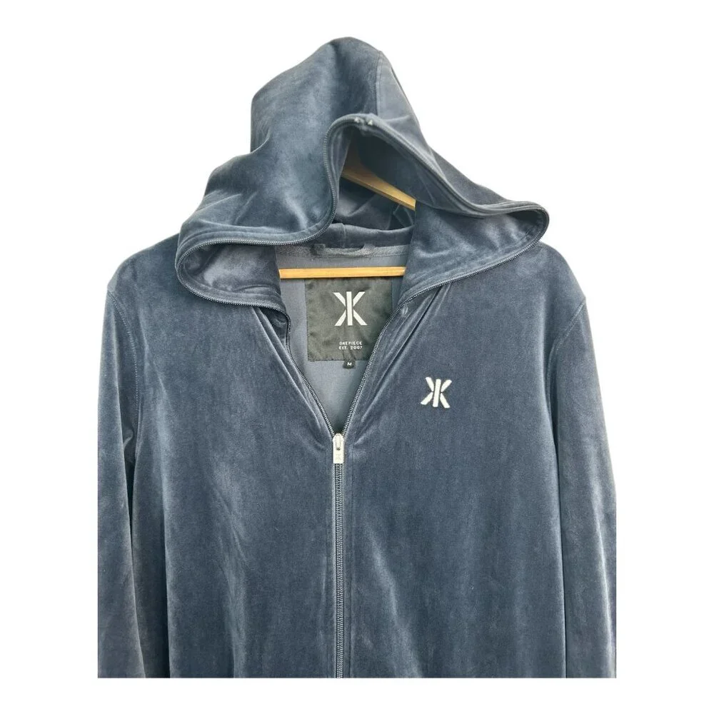 ONEPIECE Original Velour Unisex Jumpsuit | Navy |‎ Size XL | Y2K Loungewear